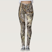 Wald-Tarnmuster Leggings (Vorderseite)