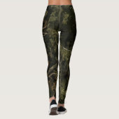 Wald-Tarnmuster Leggings (Rückseite)