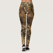 Wald-Tarnmuster Leggings (Rückseite)