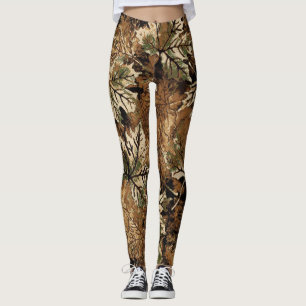 Wald-Tarnmuster Leggings