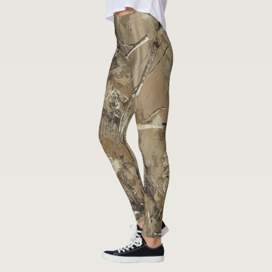 Wald-Tarnmuster Leggings (Links)