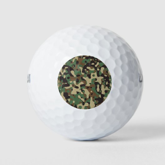 Wald-Tarnung Golfball (Vorderseite)