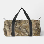 Wald-Tarnung mit trockenem Blätter-Muster Duffle Bag (Vorderseite)