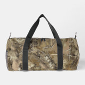 Wald-Tarnung mit trockenem Blätter-Muster Duffle Bag (Rückseite)