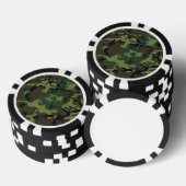 Wald-Tarnung Pokerchips (Stapel)