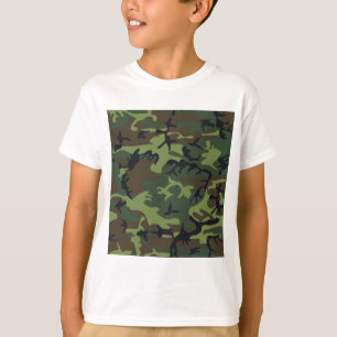 Wald-Tarnung T-Shirt