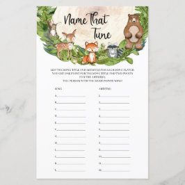 Wald Tiere Grün Name, dass Tune