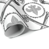 Wald-Umhüllungspapier ausführen Geschenkpapier (Rolleneckpunkt)