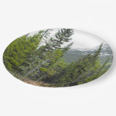 Wald-und Gebirgsszenen-Pappteller Pappteller (Schrägansicht)