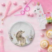 Wald- und Hirschwald Pappteller (Party)