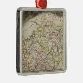 Wald und Landschaften Silbernes Ornament (Rechts)