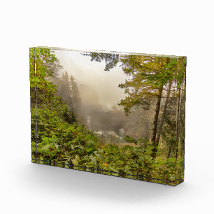 Wald- und Ozeanlandschaft Fotoblock