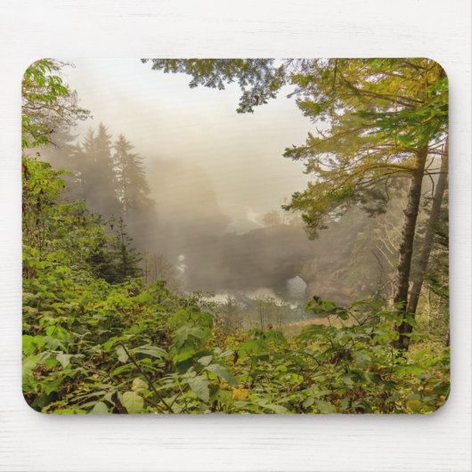 Wald- und Ozeanlandschaft Mousepad (Vorne)