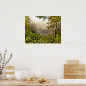 Wald- und Ozeanlandschaft Poster (Küche)