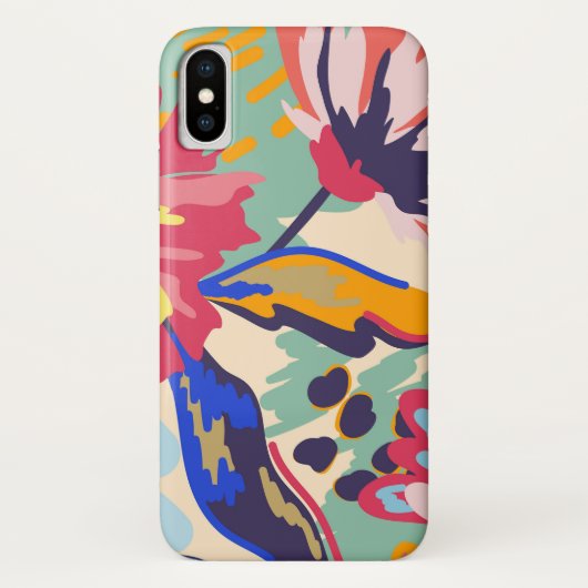 Wald und Rosen Case-Mate iPhone Hülle (Rückseite)