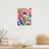 Wald und Rosen Poster (Küche)