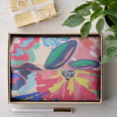 Wald und Rosen Seidenpapier (Geschenk)