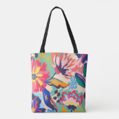 Wald und Rosen Tasche (Rückseite)