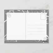 Wald Unicorn Postkarte (Rückseite)