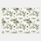 Wald-Urlaub in Aquarellwald Geschenkpapier Set (Vorderseite 3)