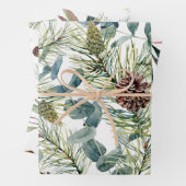 Wald-Urlaub in Aquarellwald Geschenkpapier Set (Beispiel)