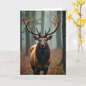 Wald Väter Tag Hirsch Karte (Gelbe Blume)