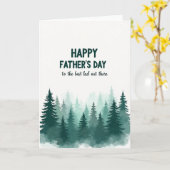 Wald Vatertagskarte Karte (Gelbe Blume)