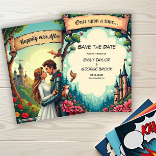 Wald Verzauberter Wald Schloss Märchen Hochzeit Save The Date