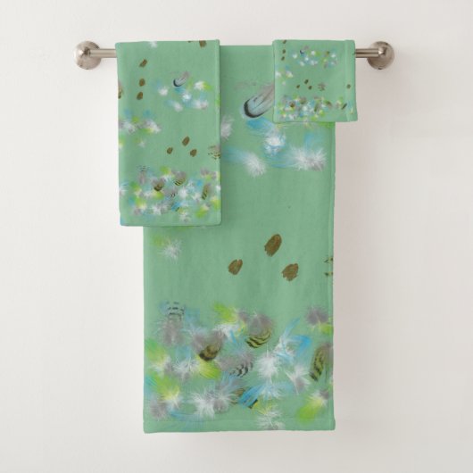 Wald Vögel Badehandtuch Badhandtuch Set (Insitu)