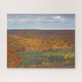 WALD VON BÄUMEN MIT HERBSTFARBEN PUZZLE (Horizontal)