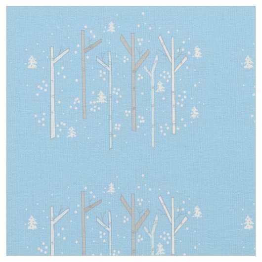 Wald von Birkenbäumen Stoff (Nahaufnahme)