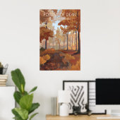 Wald von Dean Reiseplakat Poster (Heimbüro)