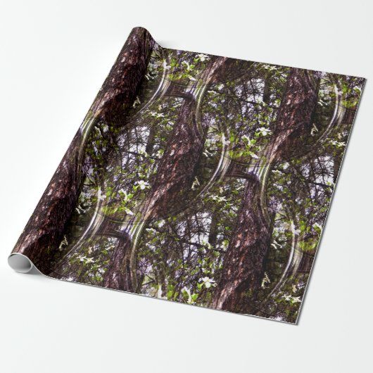 Wald von Dogwoods... Geschenkpapier (Ungerollt)