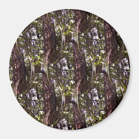 Wald von Dogwoods... Magnet (Vorne)