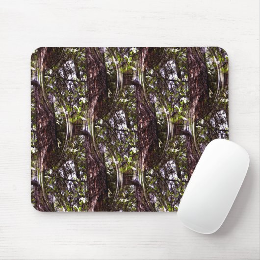 Wald von Dogwoods... Mousepad (Mit Mouse)