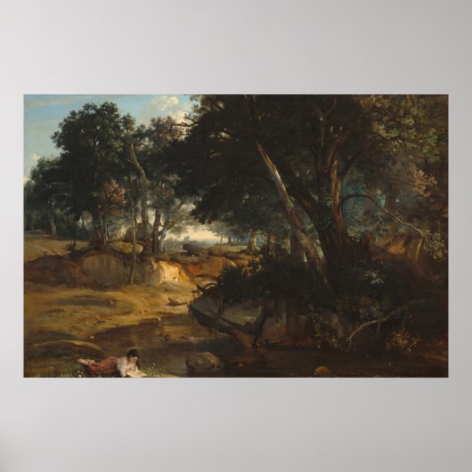 Wald von Fontainebleau Poster (Vorne)