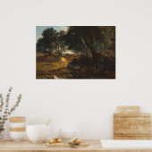 Wald von Fontainebleau Poster (Küche)