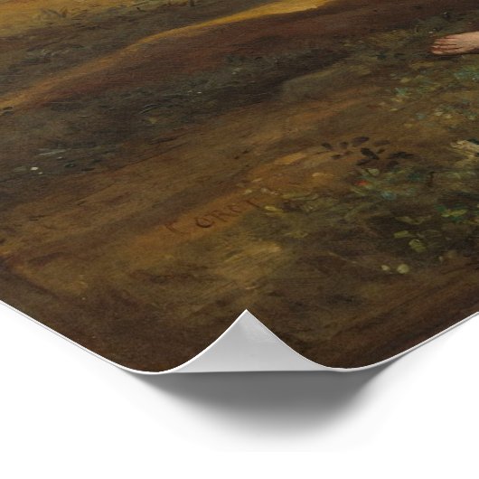 Wald von Fontainebleau Poster (Ecke)