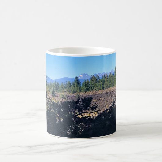Wald von Lava, Oregon Kaffeetasse (Mittel)