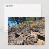Wald von Lava, Oregon Postkarte (Vorne/Hinten)