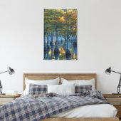 Wald von Pond Cypress Trees Leinwanddruck (Insitu (Schlafzimmer))