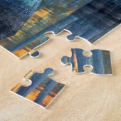 Wald von Teich-Bäumen Puzzle (Seite)