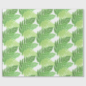 Wald Wald grüne Farne Wald Farne Geschenkpapier (Flach)