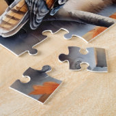 Wald Wald Wasserfarben Eule Herbst Tier Puzzle (Seite)