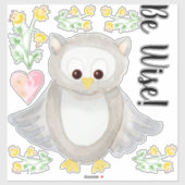 Wald-Wälder Wasserfarbe Weites Kinderzimmer Aufkleber (Blatt)