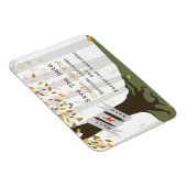 Wald / Waldfall Herbst speichern Datum Magnet (Rechte Seite)