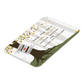 Wald / Waldfall Herbst speichern Datum Magnet (Linke Seite)