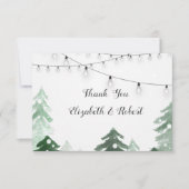 Wald, Waldsaitenleuchten, danke, Karte (Vorderseite)