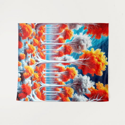 Wald Wandteppich (Vorderseite (Horizontal))