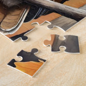 Wald-Wasserfarben-Eule Herbst-Tier Puzzle (Seite)